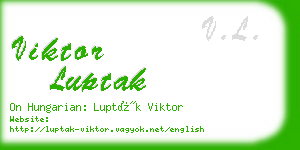 viktor luptak business card